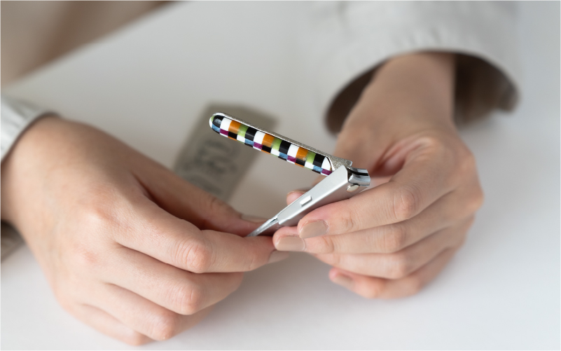 めがね素材がおしゃれな『Sabae Tsumekiri（サバエツメキリ）』