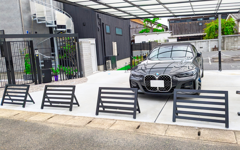 【選べるカラーとタイプ】簡易フェンス ボーダータイプ・ワイドボーダータイプ/家まわり防犯･侵入防止柵