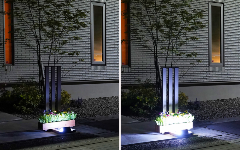 【選べるカラー】フランプF02型/LEDライト付きフラワースタンド