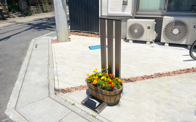 【選べるカラー】フランプF02型/LEDライト付きフラワースタンド