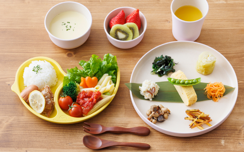 子育て家族を応援する食器 シェルミンキッズ 5点セット