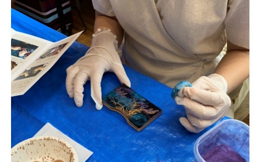 蒔絵体験キット『URUSHI DUY SET（うるしカードケース）』