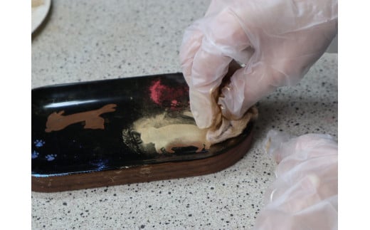 蒔絵体験キット『URUSHI DUY SET（マルチトレイ）』