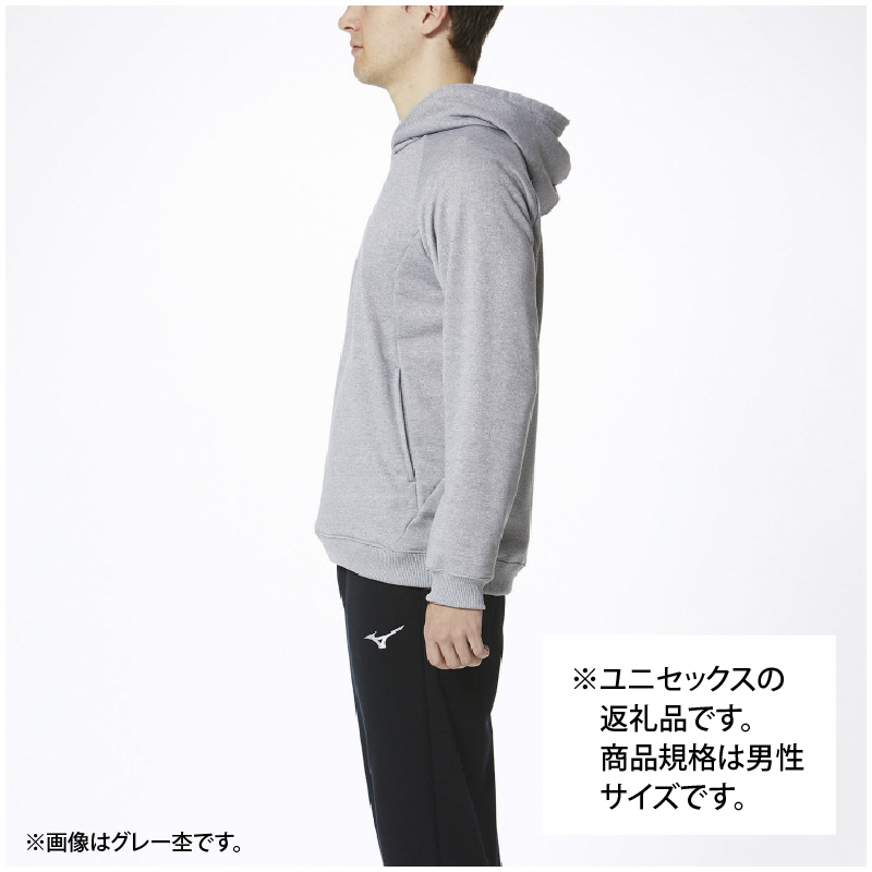 【ミズノ】スウェットシャツ プルオーバーフーディー 3色 7サイズ展開（XS / S / M / L / XL / 2XL / 3XL）