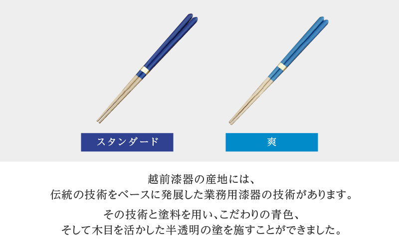 【選べるカラー！】KyutarouBLUE 箸 23cm