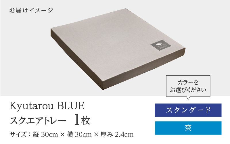 【選べるカラー！】KyutarouBLUE スクエアトレー