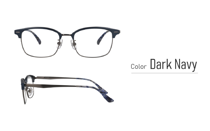 【カラーと度数が選べる！】《Gelee》アサヒオプティカルの鯖江産高級レンズ使用の老眼鏡《DU-8001》型：ウェリントン　色：ブラック/シルバー/ダークネイビー/ダークブラウン
