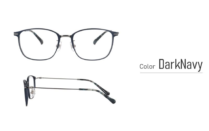 【カラーと度数が選べる！】《Gelee》アサヒオプティカルの鯖江産高級レンズ使用の老眼鏡《DU-8004》型：ウェリントン　色：ブラック/ダークネイビー/ダークブラウン/カーキ