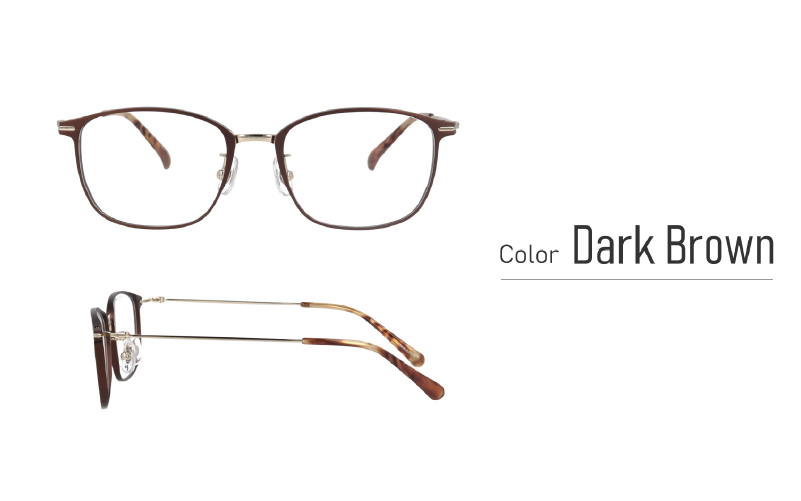 【カラーと度数が選べる！】《Gelee》アサヒオプティカルの鯖江産高級レンズ使用の老眼鏡《DU-8004》型：ウェリントン　色：ブラック/ダークネイビー/ダークブラウン/カーキ