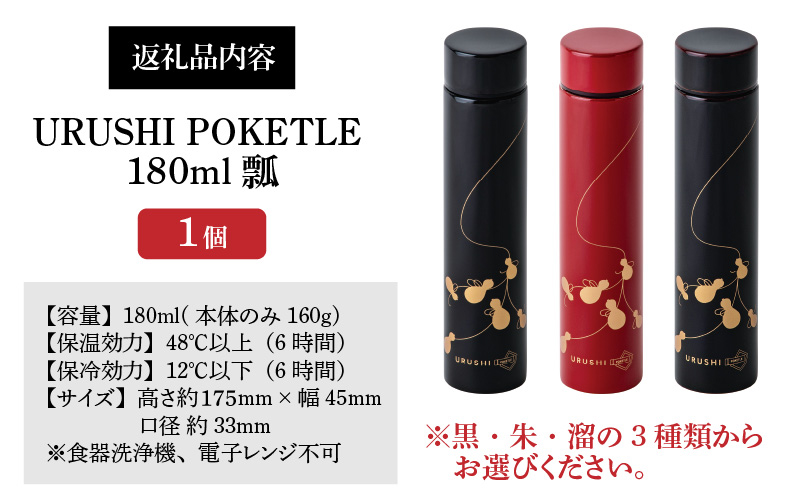 URUSHI POKETLE 瓢デザイン 180ml