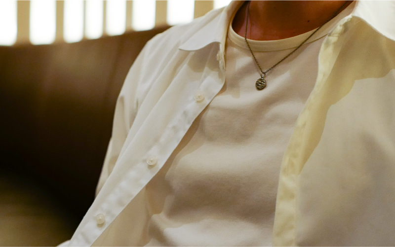 【名入れ！オーダーメイド】しるし結びペンダント（ペア）-minamo