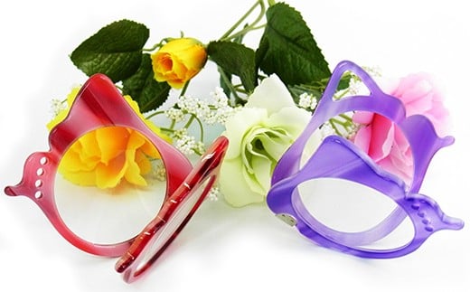 【選べるカラー】レンズやさんが作る『バタフライルーペ＆ミラー』