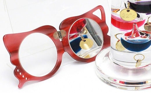 【選べるカラー】レンズやさんが作る『バタフライルーペ＆ミラー』