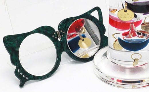 【選べるカラー】レンズやさんが作る『バタフライルーペ＆ミラー』