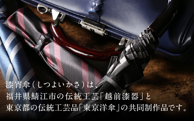 【選べる4カラー】漆宵傘（しつよいかさ） ブラック / サックス / ワイン / ネイビー
