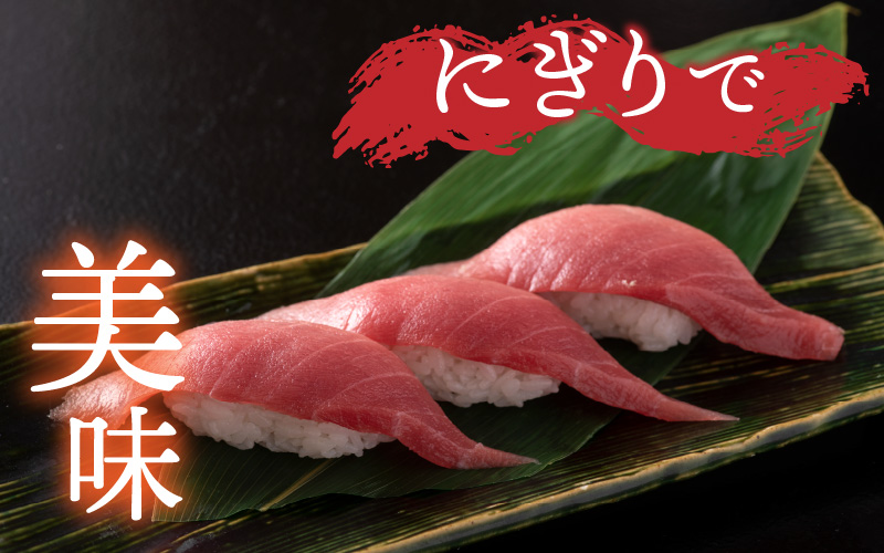 【定期便】【3ヶ月連続お届け】 最新の冷凍技術 刺身用！本マグロ 中トロ（柵どり） 1kg × 3回