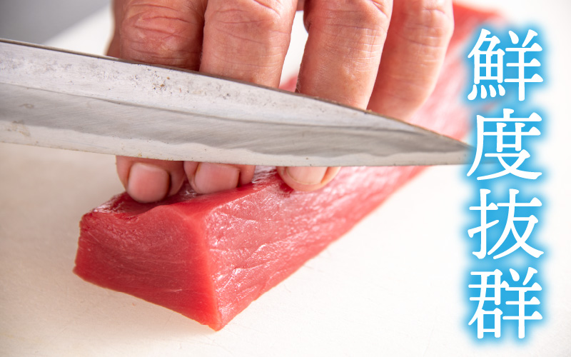 【定期便】【3ヶ月連続お届け】 刺身用！本マグロ 赤身（柵どり）1kg × 3回【最新の冷凍技術】