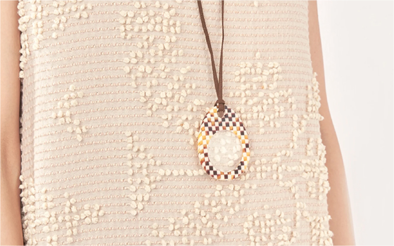 ＜KISSO＞Pendant Loupe_egA マルチブラウン