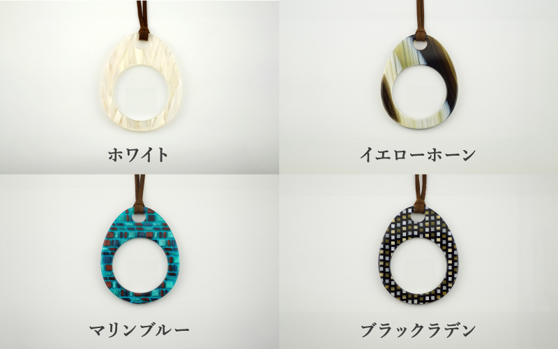 ＜KISSO＞Pendant Loupe_egA ホワイト