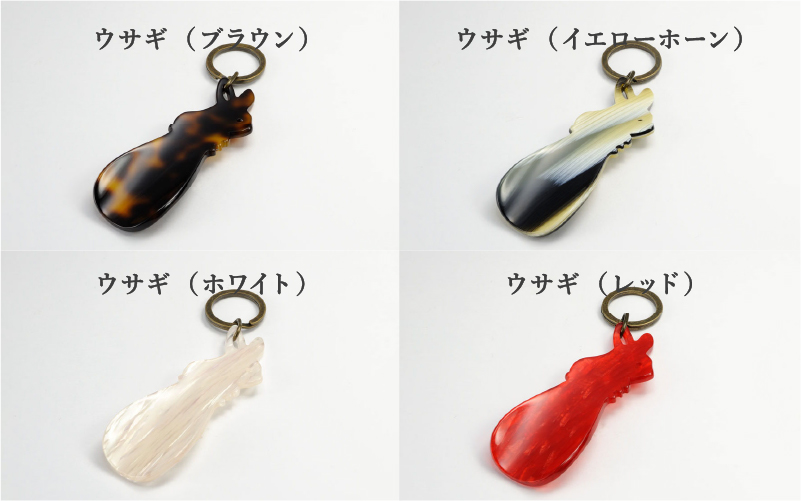 ＜KISSO＞sabae靴べら rabbit ブラウン