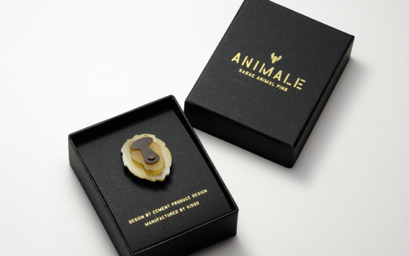 めがね素材で作る『ANIMALE（アニマーレ）Sabae アニマルピンズ』ライオン