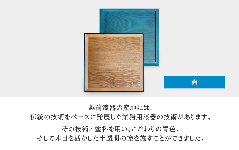 Kyutarou BLUE  両面丸皿 爽(薄い青色)