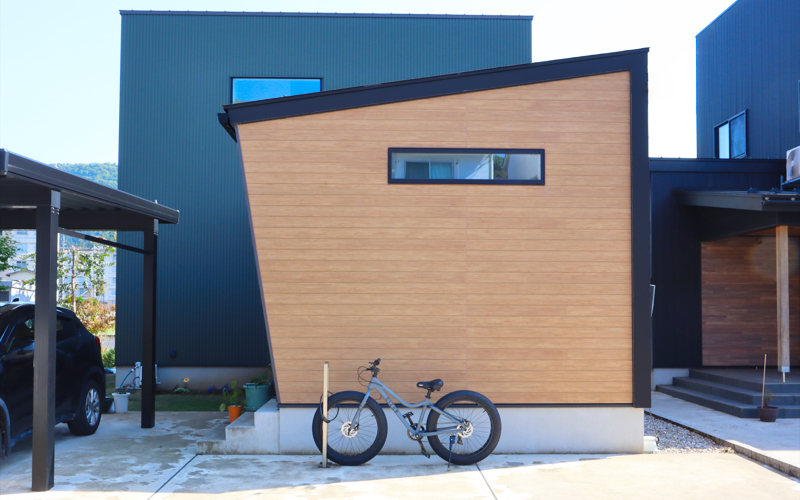 ファットバイクサイクルスタンド/屋外アルミ製1台用 4インチ / ステンカラー
