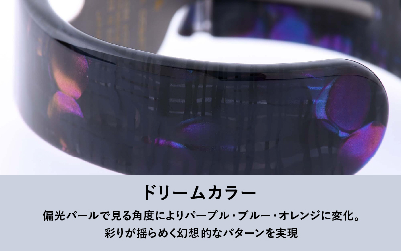 鯖江発！眼鏡職人が作った新感覚の腕時計 バングルウォッチ40（バングル＋ウォッチ本体）ドリームカラー