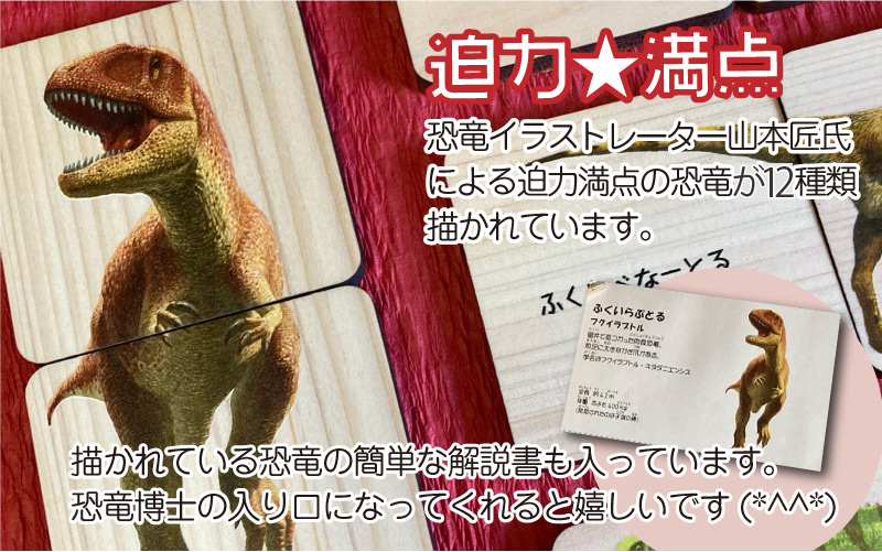 恐竜王国福井の恐竜絵合わせカード ～ 恐竜たちのイラストが迫力満点!! ～