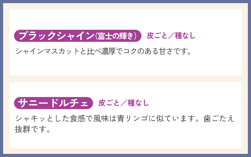 【数量限定先行予約】【9月以降順次発送】農家厳選！採れたてぶどうの詰合せ（品種おまかせ）2kg以上（2～4房程度）
