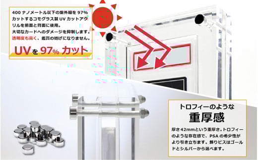 クリスタルBlock PSA ver+アクリルケースBig-type　セット