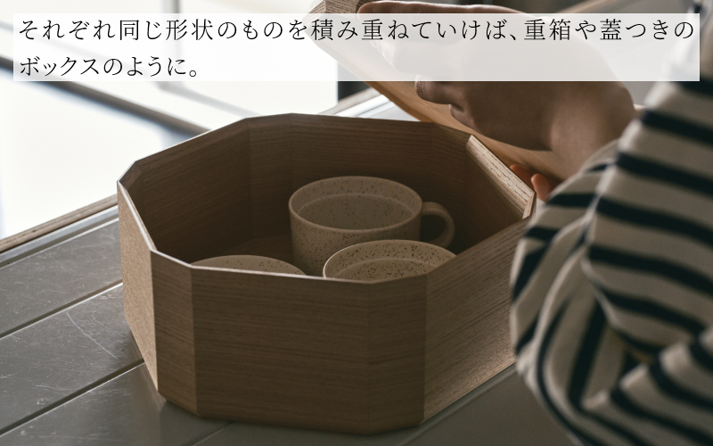 TSUM 六角 - HACO/箱　ナチュラル