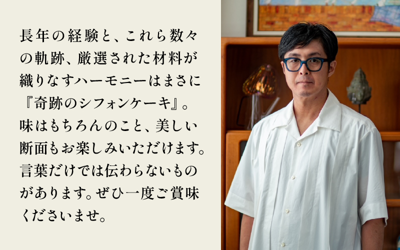 プレーンシフォンケーキ１０個セット