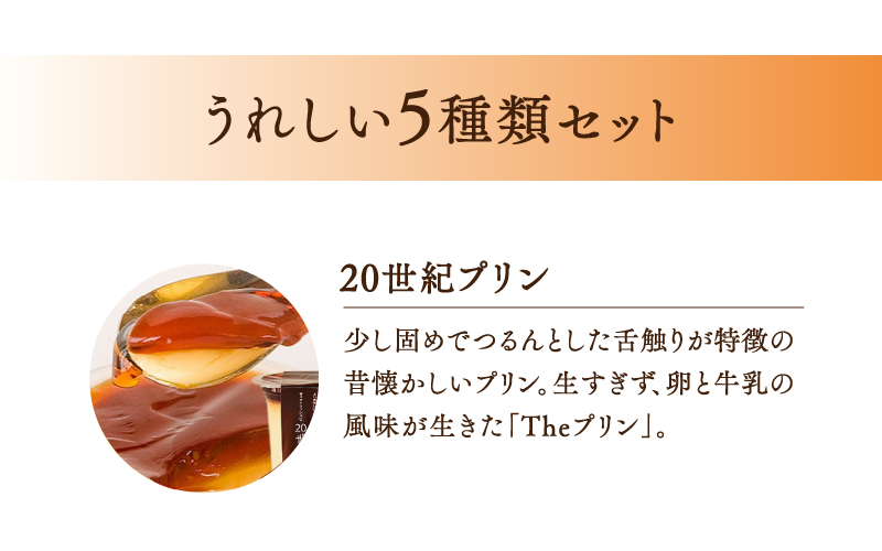 ★秋限定★メゾン・ド・レトワール『季節の彩りプリン5種セット(秋)』