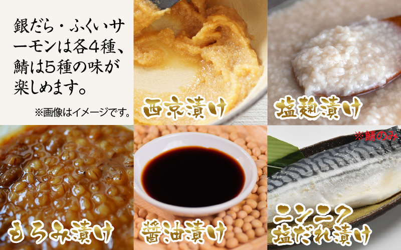 食の力セット 極（銀だら・ふくいサーモン・鯖）13種