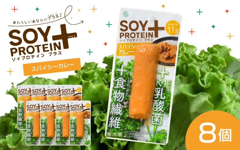 SOY PROTEIN+ ソイプロテインプラス バータイプ 8個 / スパイシーカレー