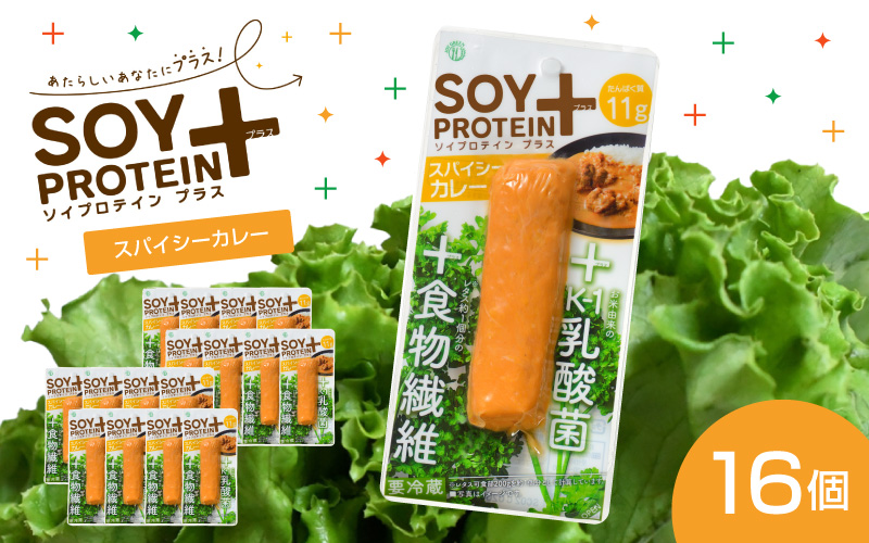 SOY PROTEIN+ ソイプロテインプラス バータイプ 16個 / スパイシーカレー