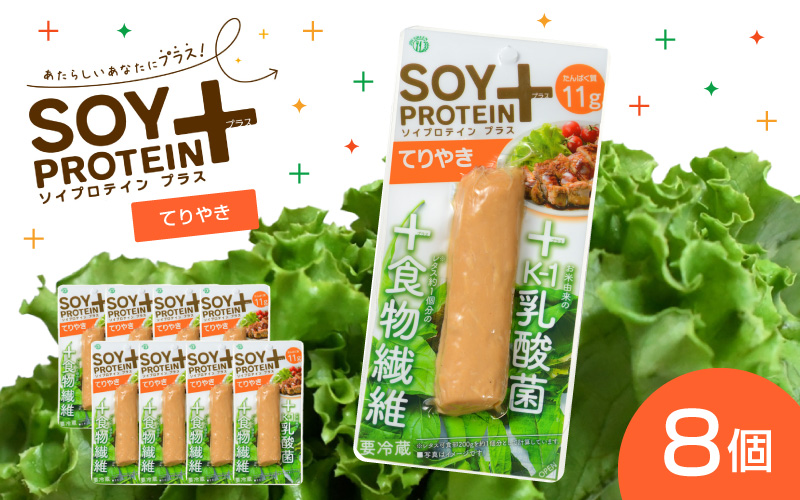 SOY PROTEIN+ ソイプロテインプラス バータイプ 8個 / てりやき