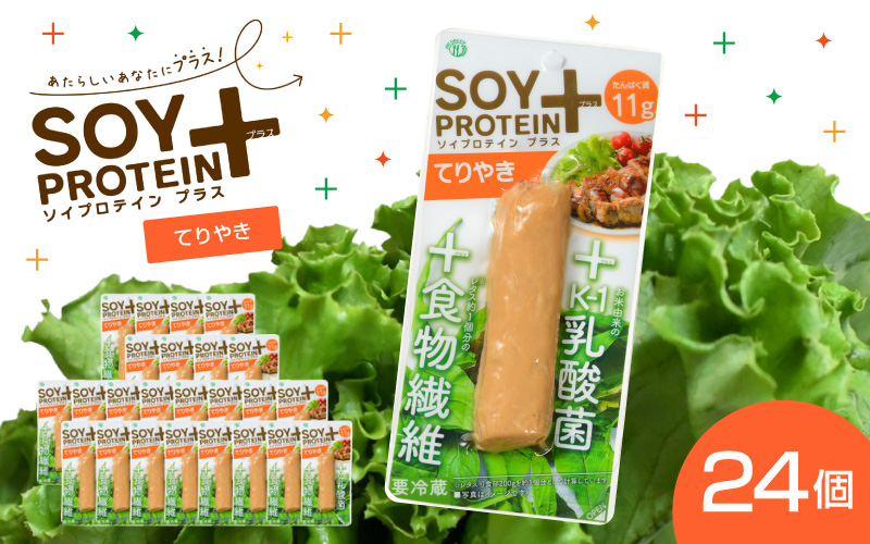 SOY PROTEIN+ ソイプロテインプラス バータイプ 24個 / てりやき