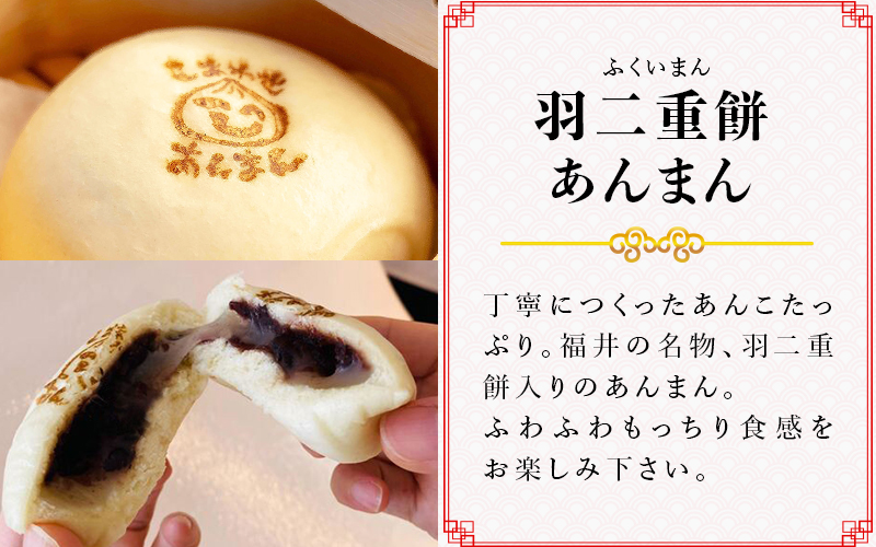 福井産食材で作った米粉入り肉まん「ぜんぶふくいまん」12個セット