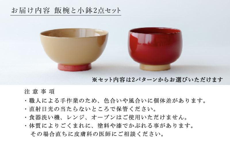 【ふるさと納税限定】【選べるセット】aisomo cosomo 越前漆器キッズ2点セット ツートンカラーのPOPな越前漆器＜100%天然漆＞【老舗塗師屋創業230年】