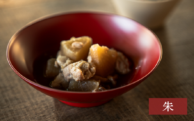 【選べるカラー】越前硬漆　上弦鉢　黒/朱